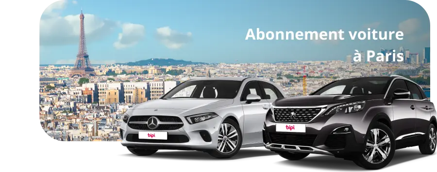 Voitures en abonnement à Paris