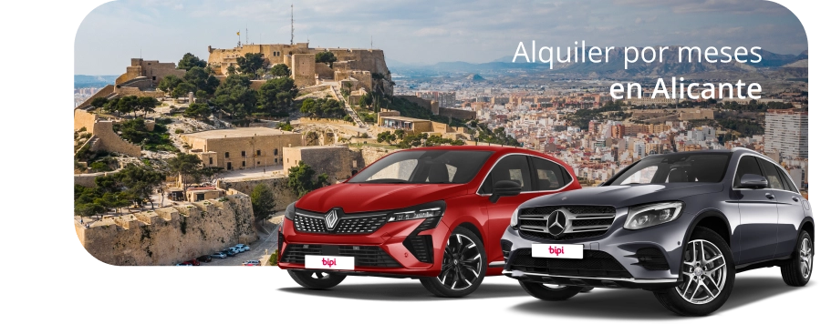 Alquiler de coches por meses en Alicante