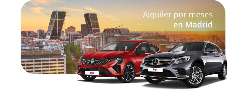 Alquiler de coches por meses en Madrid