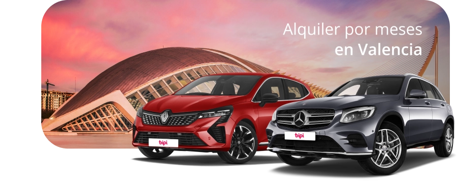 Alquiler de coches por meses en Valencia